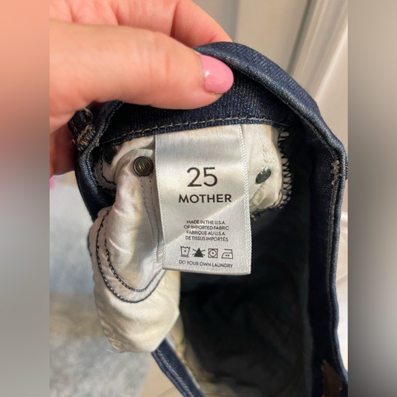 MOTHER Jeans The Looker Joyride Skinny Jeans Groovin Dark Wash Womens Size 25 - Picture 2 of 4